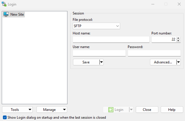 راهنمای اتصال به سرور ویندوز با استفاده از WinSCP