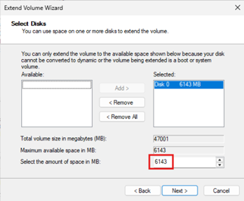 select disks