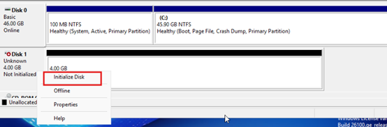 Initialize Disk
